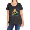 chaos and destruction Ladies Curvy T-Shirt
