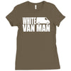 white van man funny Ladies Fitted T-Shirt