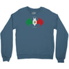 bat man mexican flag mexico logo Crewneck Sweatshirt