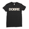 Dobre Floral T-Shirt Design Ladies Fitted T-Shirt