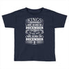 Real Kings Are Born On December 8 Toddler T-shirt