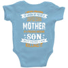 Super Cool Mother Of A Freaking Awesome Son Baby Onesie