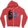 Black Bear Metal Artistshot Zipper Hoodie