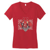 black lodge dance hall Women's V-Neck T-Shirt