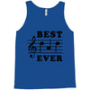Best Dad Ever Funny Music Note Tank Top