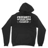 profanity spoken here Unisex Hoodie