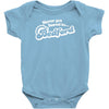 never get bored in bedford Baby Onesie