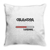 grandpa loading Throw Pillow
