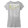 October Girl Facts Scorpio Women's V-Neck T-Shirt