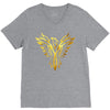 Phoenix Tribal Bird V-Neck Tee