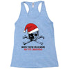 skull christmas Racerback Tank