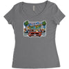 mens retro game out run, ideal gift or birthday present. Women's Triblend Scoop T-shirt