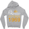 queens are born in october 1969 Zipper Hoodie