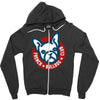 french bulldog club Zipper Hoodie