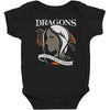 dragons are a girl's best frien Baby Bodysuit