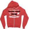 I Love Someone with Carcionid Cancer to The Moon and Back to Infinity Zipper Hoodie