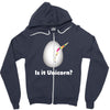 is it Unicorn Zipper Hoodie