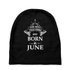 the best teachers are born in june Baby Beanies