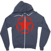 military starfunny retro army war vietnam usa britain fashion Zipper Hoodie