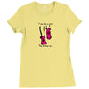 i run like a girl try to keep up Ladies Fitted T-Shirt