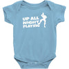 up all night playing battle gaming Baby Bodysuit