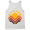 sunset mountain Tank Top