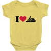 i love jet ski racing Baby Bodysuit