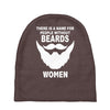funny beards printed Baby Beanies