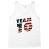 team 10 american flag Tank Top