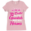 Oma Was Created Because Need Real Heroes Ladies Fitted T-Shirt