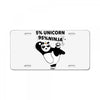 5 Percent Unicorn 95 Percent Ninja License Plate