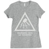 warning god of thunder Ladies Fitted T-Shirt