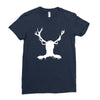 hannibal   stag Ladies Fitted T-Shirt
