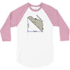 hypotenuse math humor 3/4 Sleeve Shirt