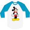 mickey with canada 3/4 Sleeve Shirt