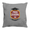 proud grandma of a 2018 graduate Throw Pillow