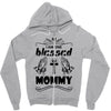 I Am One Blessed Mommy Zipper Hoodie
