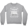 vintage made in 1986 perfectly aged a living legend Crewneck Sweatshirt