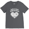 librarian if you my hands are full you should see my heart V-Neck Tee