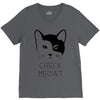CHECK MEOWT V-Neck Tee