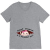 November Peeking Out Asian Baby Girl V-Neck Tee