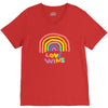 love wins V-Neck Tee