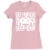 space alien qr code Ladies Fitted T-Shirt