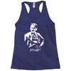 a tribute to blackadder Racerback Tank