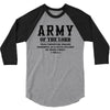 Army Of The Lord Christian T Shirts Bible Verse 3/4 Sleeve Shirt