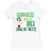 weed plant funny tee shirt 420 cannabis pot marijuana stoner gag addic Ladies Fitted T-Shirt