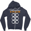 men's i used to have a 6 pack funny beer gut Zipper Hoodie