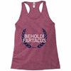 behold fartacus Racerback Tank