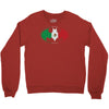 bat man mexican flag mexico logo Crewneck Sweatshirt