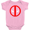 deadpool logo avengers marvel comics gift Baby Onesie